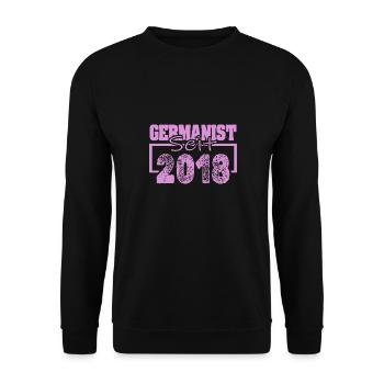 Studium 2018 - Unisex Pullover - Schwarz - Vorne - Alina (178cm) & Michal (187cm)