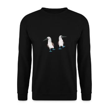 Blue-footed Booby Seabird Blue-footed Booby Seabird - Unisex Sweatshirt - black - Front - Alina (178cm) & Michal (187cm)