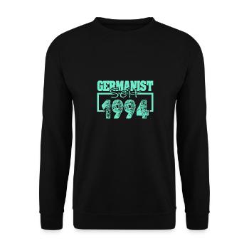 Studi 1994 - Unisex Pullover - Schwarz - Vorne - Alina (178cm) & Michal (187cm)