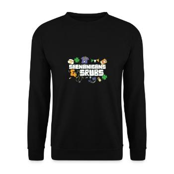 Shenanigans & Scrubs ER Nurse Physician St. - Unisex Pullover - Schwarz - Vorne - Alina (178cm) & Michal (187cm)