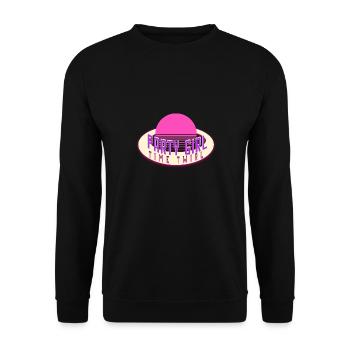 Dancing Queen Girl Retro Party Disco Music Dancer - Sweat-shirt Unisexe - noir - Devant - Alina (178cm) & Michal (187cm)