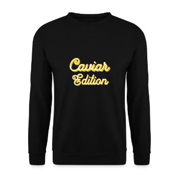 Potato Lover Funny French Fries Spud Potatoes Chip - Unisex Sweatshirt - black - Front - Alina (178cm) & Michal (187cm)