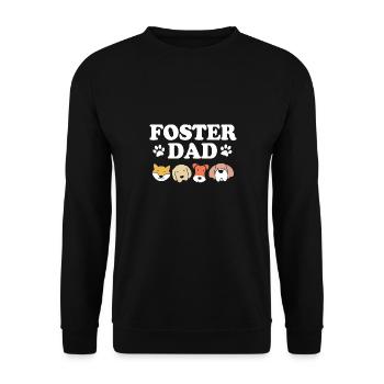 Dog Rescue Animal Rights Animal Rescue Animal Shelter - Unisex Sweatshirt - black - Front - Alina (178cm) & Michal (187cm)