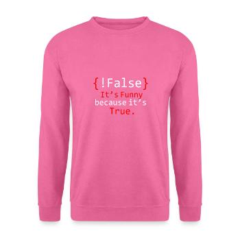 Debugging Programmierer Informatik Computer Nerd - Unisex Pullover - Pink - Vorne