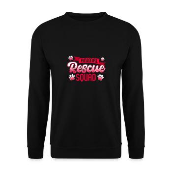 Animal Rescue Chats et chiens Bien-être animal - Sweat-shirt Unisexe - noir - Devant - Alina (178cm) & Michal (187cm)