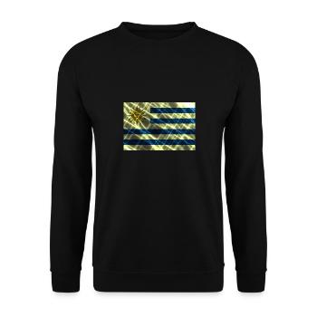 Uruguay - Unisex Pullover - Schwarz - Vorne - Alina (178cm) & Michal (187cm)