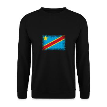 Congo - Unisex Sweatshirt - black - Front - Alina (178cm) & Michal (187cm)