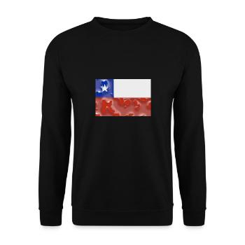 Chile - Unisex Sweatshirt - black - Front - Alina (178cm) & Michal (187cm)