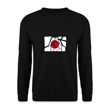 Japan - Unisex Sweatshirt - black - Front - Alina (178cm) & Michal (187cm)