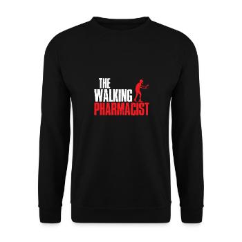Pharmacist Pharmacy Pharmacy Technician The change - Unisex Sweatshirt - black - Front - Alina (178cm) & Michal (187cm)