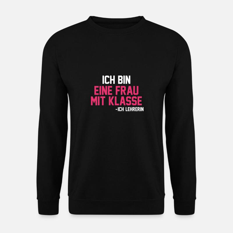 Schullehrerin Lehrerin - Unisex Pullover - Schwarz