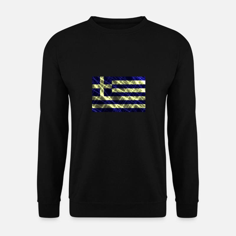 Grèce - Sweat-shirt Unisexe - noir