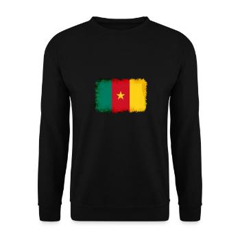 Cameroon - Unisex Sweatshirt - black - Front - Alina (178cm) & Michal (187cm)