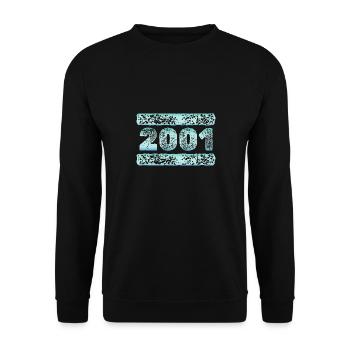 Year: 2001 - Unisex Sweatshirt - black - Front - Alina (178cm) & Michal (187cm)