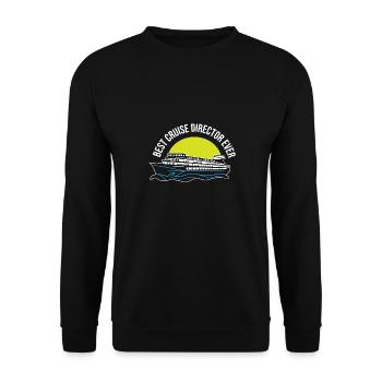 Best Cruise Director Cruise Ship Tour Funny - Unisex Pullover - Schwarz - Vorne - Alina (178cm) & Michal (187cm)