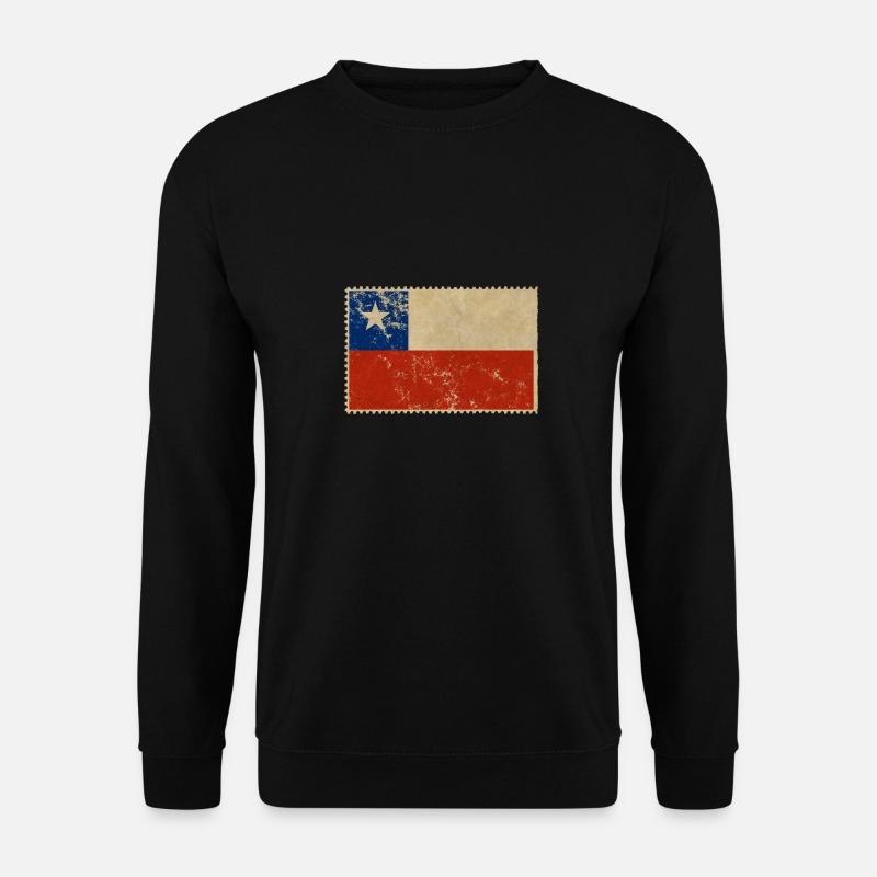 Flag Chile - Unisex Sweatshirt - black