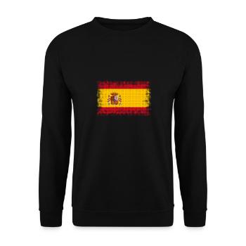 Spain Spain - Unisex Sweatshirt - black - Front - Alina (178cm) & Michal (187cm)