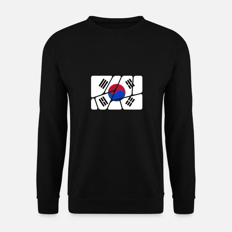 Südkorea als Südkorea - Unisex Pullover - Schwarz
