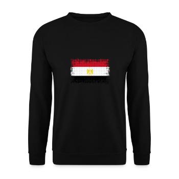 Egypt - Unisex Sweatshirt - black - Front - Alina (178cm) & Michal (187cm)
