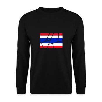 Cadeau pour la Thaïlande - Sweat-shirt Unisexe - noir - Devant - Alina (178cm) & Michal (187cm)