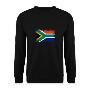 L’Afrique du Sud en tant qu’Afrique du Sud - Sweat-shirt Unisexe - noir - Devant - Alina (178cm) & Michal (187cm)