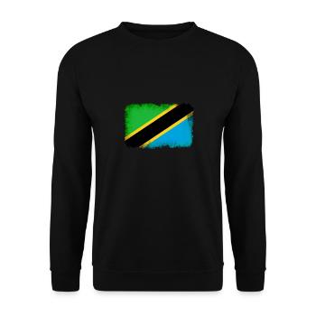 Cadeau pour la Tanzanie - Sweat-shirt Unisexe - noir - Devant - Alina (178cm) & Michal (187cm)