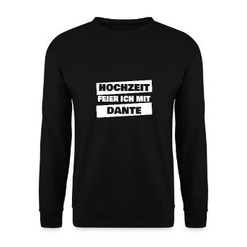 JGA Dante - Unisex Pullover - Schwarz - Vorne - Alina (178cm) & Michal (187cm)