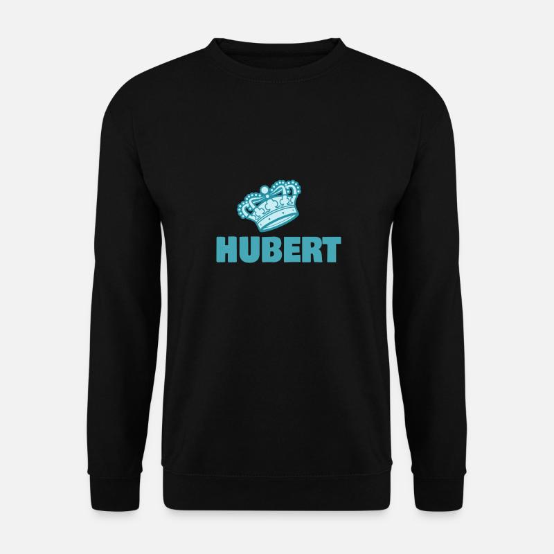 Vorname Hubert - Unisex Pullover - Schwarz
