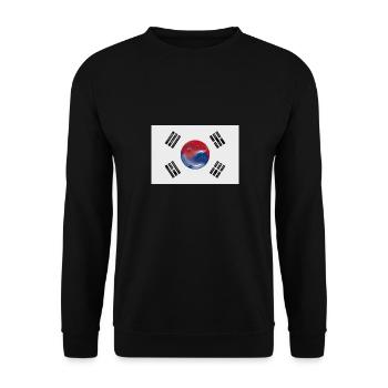 Corée du Sud - Sweat-shirt Unisexe - noir - Devant - Alina (178cm) & Michal (187cm)