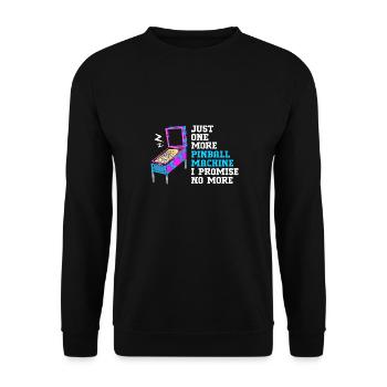 Flipper Boîte de flipper - Sweat-shirt Unisexe - noir - Devant - Alina (178cm) & Michal (187cm)