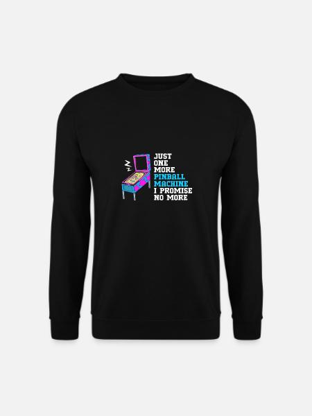 Flipper Pinball Flipperkasten - Unisex Pullover - Schwarz