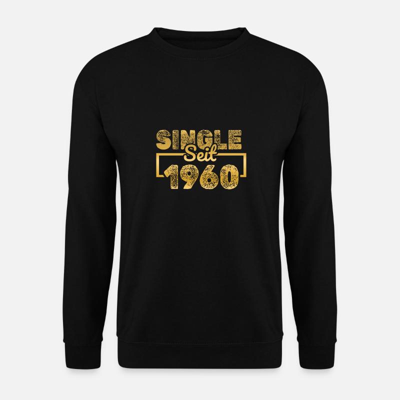 Single 1960 - Unisex Pullover - Schwarz
