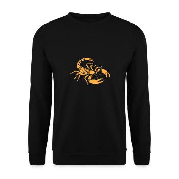 scorpion - Unisex Sweatshirt - black - Front - Alina (178cm) & Michal (187cm)