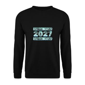 2027 - Unisex Sweatshirt - black - Front - Alina (178cm) & Michal (187cm)