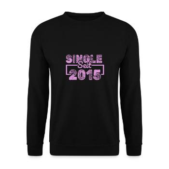 Single 2015 - Unisex Sweatshirt - black - Front - Alina (178cm) & Michal (187cm)