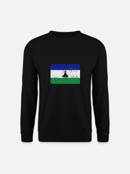 Lesotho Lesotho - Unisex Pullover - Schwarz