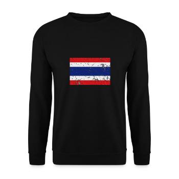 Thailand - Unisex Sweatshirt - black - Front - Alina (178cm) & Michal (187cm)