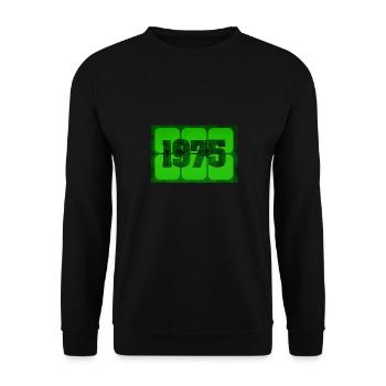 1975 - Sweat-shirt Unisexe - noir - Devant - Alina (178cm) & Michal (187cm)