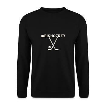 Eishockey - Unisex Pullover - Schwarz - Vorne - Alina (178cm) & Michal (187cm)