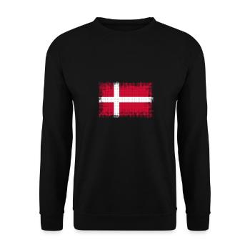 Denmark - Unisex Sweatshirt - black - Front - Alina (178cm) & Michal (187cm)