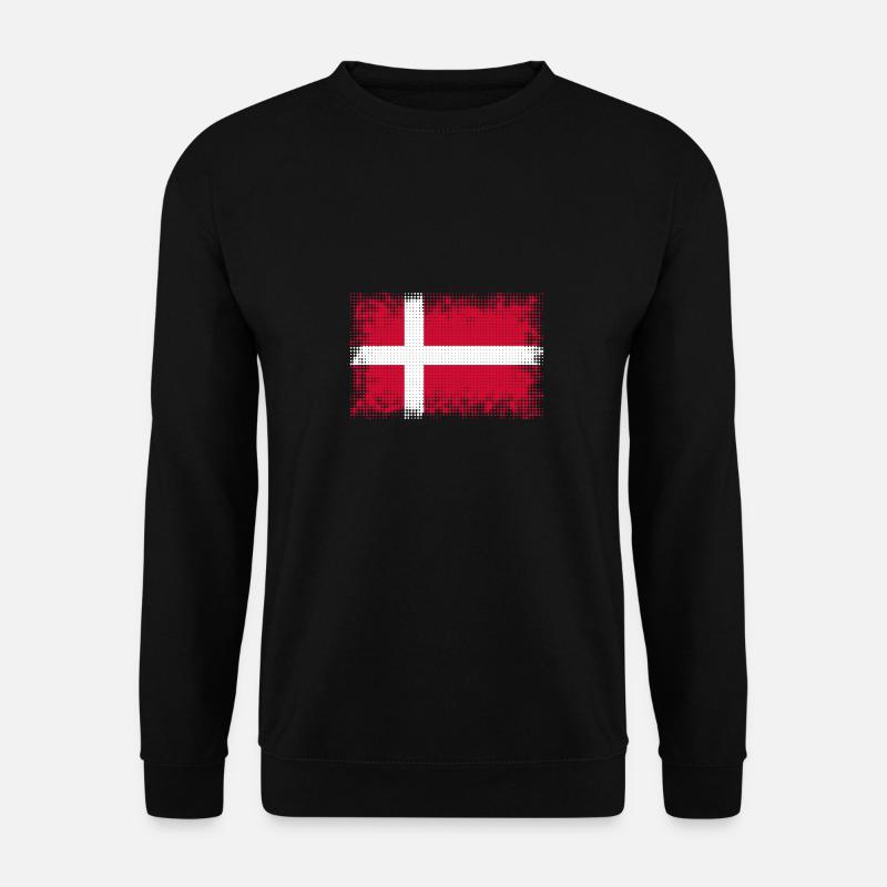 Dänemark - Unisex Pullover - Schwarz