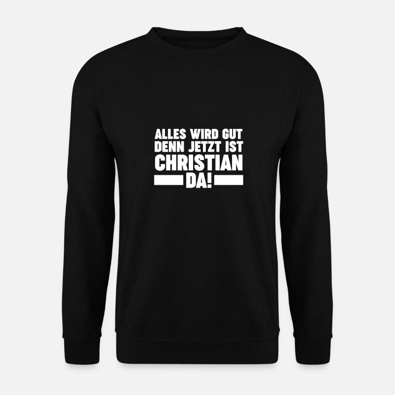 Christian - Unisex Pullover - Schwarz