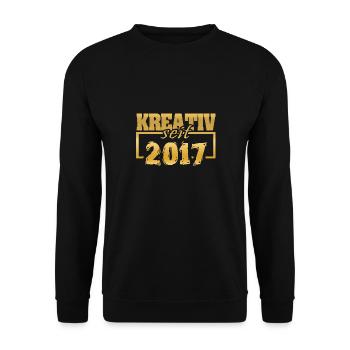 Artwork 2017 - Unisex Pullover - Schwarz - Vorne - Alina (178cm) & Michal (187cm)
