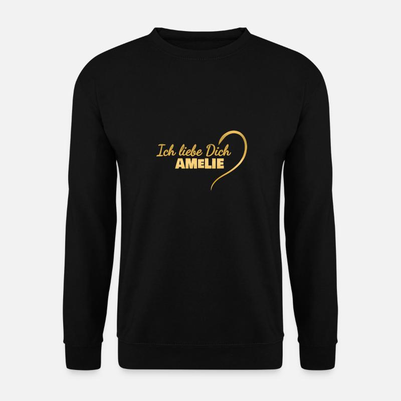 LiebeDich Amelie - Unisex Pullover - Schwarz