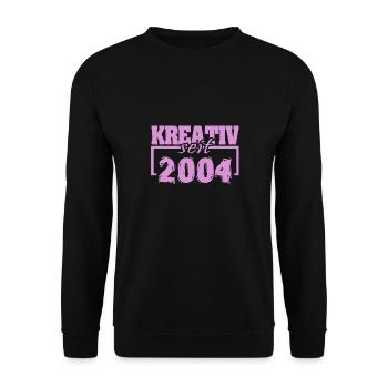 Kreativ 2004 - Unisex Pullover - Schwarz - Vorne - Alina (178cm) & Michal (187cm)
