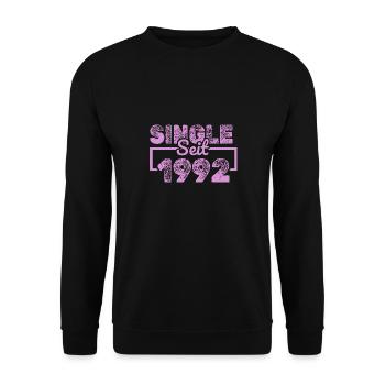 seit 1992 - Unisex Pullover - Schwarz - Vorne - Alina (178cm) & Michal (187cm)