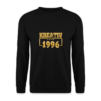 Kunst 1996 - Unisex Pullover - Schwarz - Vorne - Alina (178cm) & Michal (187cm)