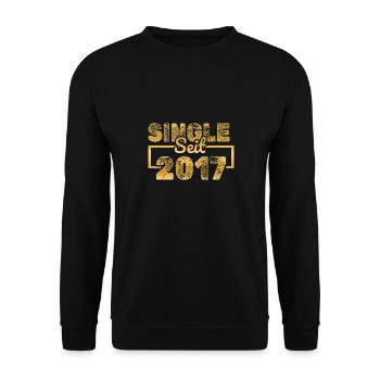 Single 2017 - Unisex Pullover - Schwarz - Vorne - Alina (178cm) & Michal (187cm)
