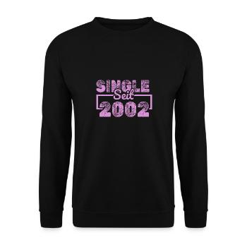 seit 2002 - Unisex Pullover - Schwarz - Vorne - Alina (178cm) & Michal (187cm)