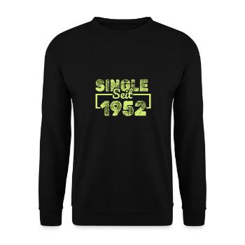 since 1952 - Unisex Sweatshirt - black - Front - Alina (178cm) & Michal (187cm)